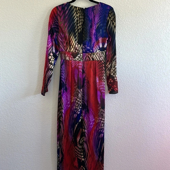 NWT Boston Proper Mirrored Anaconda Snakeskin Print Maxi Dress - Picture 9 of 10